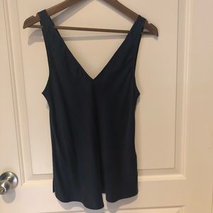 NWT! J. Crew navy 100% Silk Tank